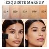 Dual-Ended Foundation & Concealer Stick with Built-in Brush, Long-Wear Matte