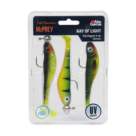 Abu Garcia Svartzonker McPrey Preassembled Rubber Bait with Jig Head - Predator Fishing for Pike, Zander, Perch