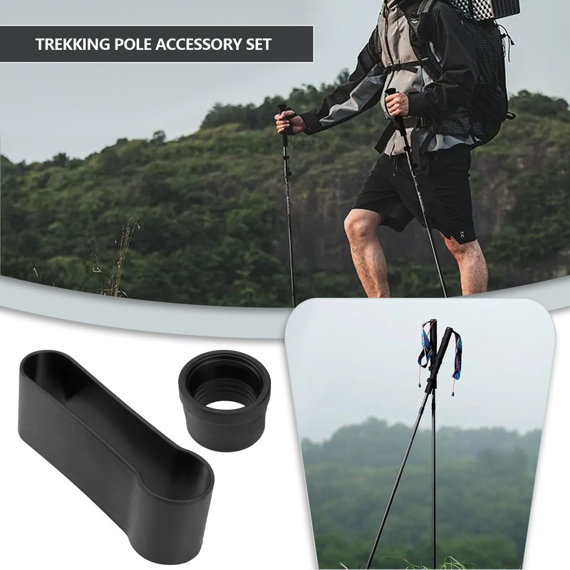 LT Easiyl 2 Sets Trekking Pole Holder Accessory Set Fits