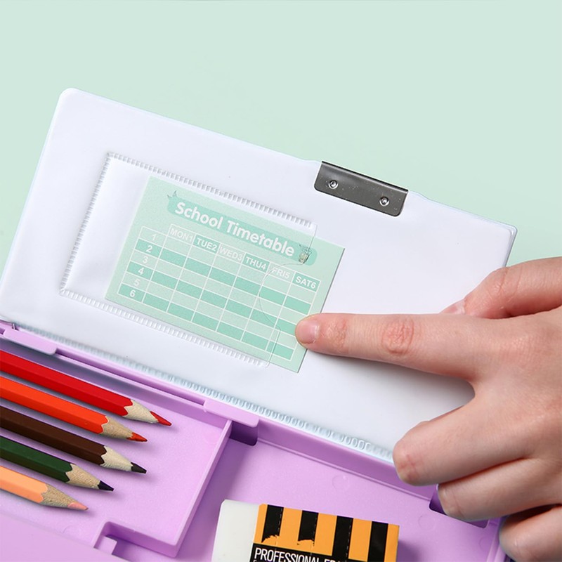 Pop Up Multifunction Pencil Case, Cute Cartoon Pen Box Organizer