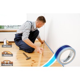 CalFlor TA82350 BlueZone Perimeter Sealant Tape, for Installing Laminate, Vinyl & Tile Flooring Where an exspansion Space, Gap or Edge occurs.