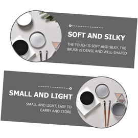 LALAFINA Mini Makeup Brush Cleaning Case Compact Sponge Makeup Cleaning Box for Daily Use for Home Travel Business Trips