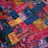 Handmade Colorful Embroidered Huipile Guatemalan Blanket