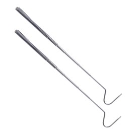 VILLFUL 71cm Extendable Snake Catcher 2pcs Reptile Grabber Hooks Safe Catching Comfort Grip Handle