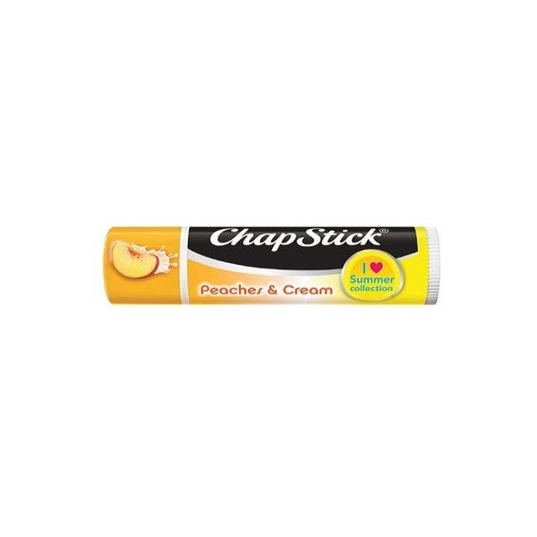 ChapStick Summer Collection Peaches & Cream, 0.15 oz (Pack of 2)