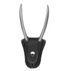 Inshore Nipper Cap, Large, Black, Genuine Leather Cuticle Nipper Blade