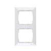 Mutlusan Candela 2-Way Frame Vertical White for 2 Modules