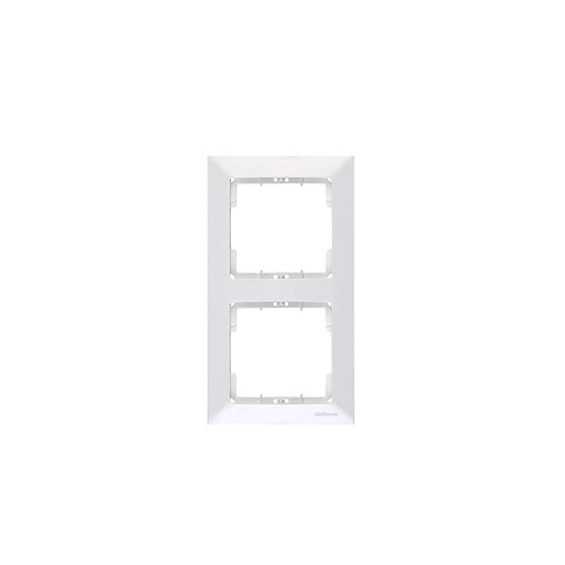 Mutlusan Candela 2-Way Frame Vertical White for 2 Modules