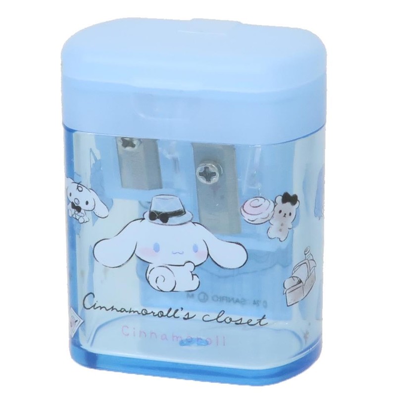 Cinnamoroll [Pencil Sharpener] Twin Pencil Sharpener Sanrio Kamio Japan Back