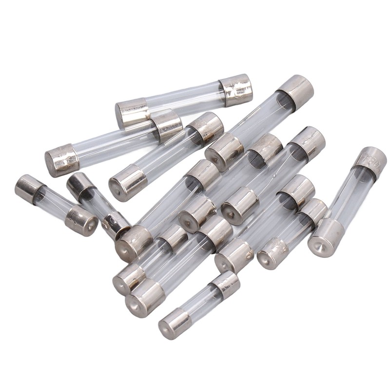 150Pcs Glass Fuses Alloy Tube Fuse Assorted Kit for Household