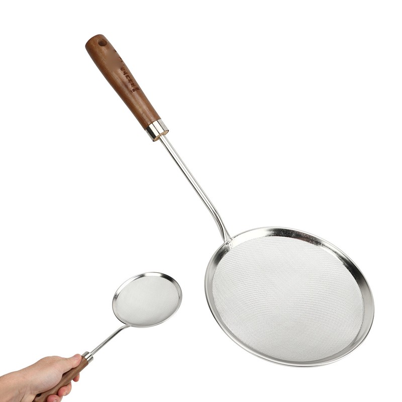 Oil Colander Efficiency Filtration Easy To Use Fine Mesh Food