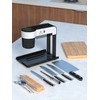 CozyBlock Black Stainless Steel Utensil & Cutlery Rack, Kitchen Compact