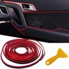 OSIFIT Car Interior Trim Strips,Universal 33ft Car Electroplating Decoration Styling