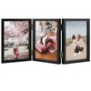 4x6 Triple Hinged Frames, 3 Folding Picture Frame, Triptych Photo