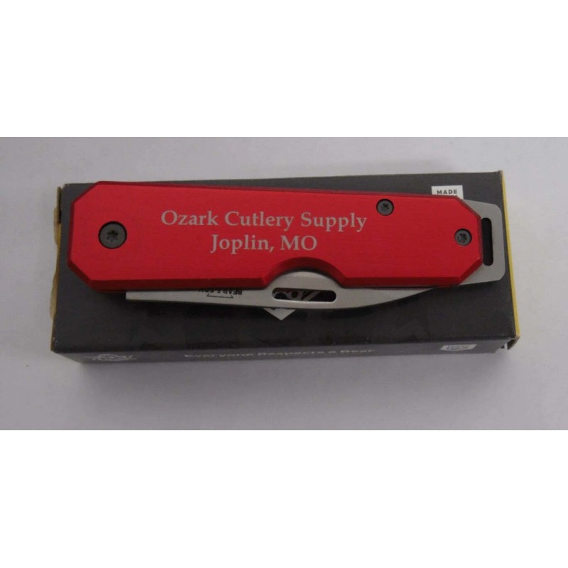 Bear & Son Knife 110RD Red Aluminum Slip Joint 3