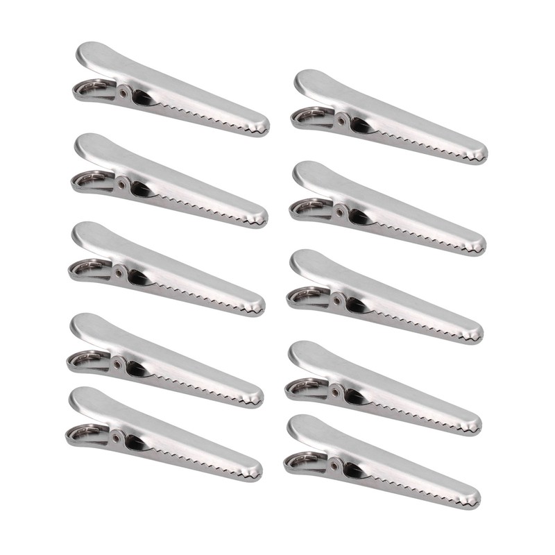 10PCS Stainless Steel Sealing Clip Coffee Bag Sealing Clip Food