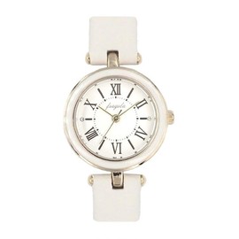[Follow] fragola N00425S-1 WH Epo-Bezel Watch, Women's, White, white