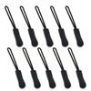 Zipper Pulls- Bskifnn 10pcs Black Nylon Cord Zipper Pulls Fits/Zipper