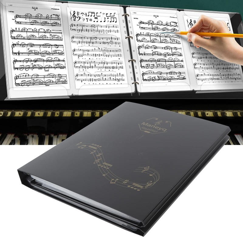 Sheet Music Folder , 4 Pages Expand A4 Piano Sheet