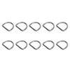 10pcs 316 Stainless Steel D Ring Semi Circular Welded D