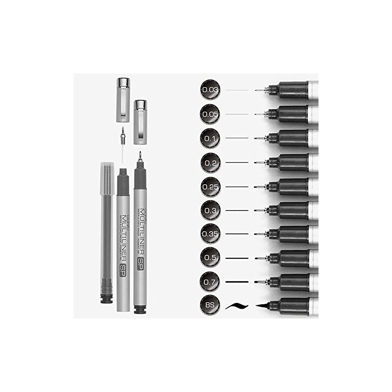 Copic Multiliner SP Pen 0.2mm nib