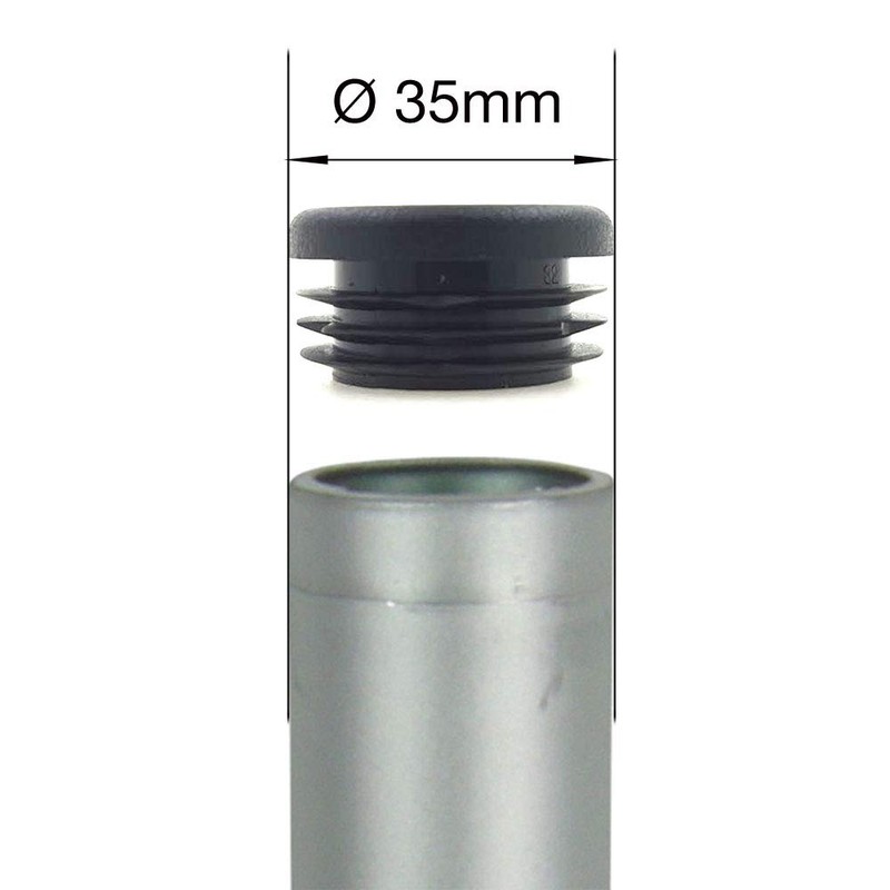 16 Pieces - Variety of Sizes - Round Tube Ribbed