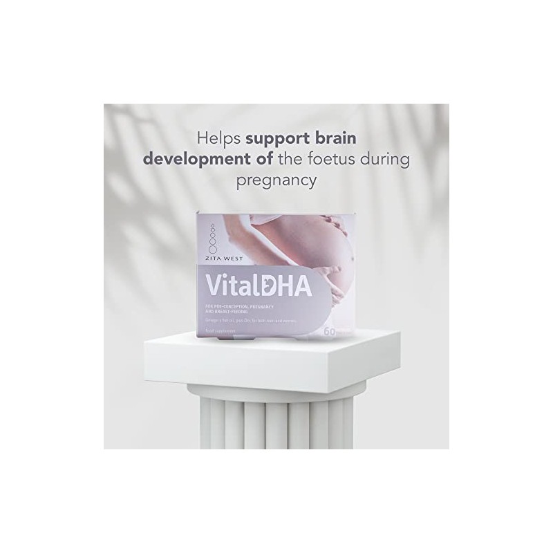 Zita West Vital DHA with Omega 3 for Fertility, Pregnancy