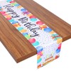 Happy Birthday Table Runner, 72×13In Colorful Birthday TableRunner