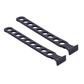 2 Pcs Replacement Rubber Straps for UTV Gun Rack Compatible with 2-70732 & 20073, Black, Fits UTV, Golf Cart, and Mini Bike Racks, Durable Vertical in-Cab Gun Rack Accessories