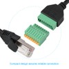 VBESTLIFE RJ45 Male Cable to 8 Pin Spring Adapter Terminal
