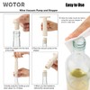 WOTOR Wine Stoppers Vacuum, Wine Saver, Wine Pump Vacuum Stoppers,