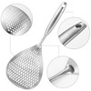 Large Stainless Steel Strainer Large Colander Spoon Skimmer Slotted Spoon