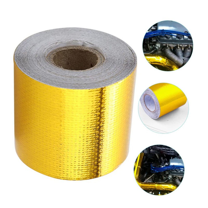 Baluue 2pcs Industry Tape Aluminum Foil Seal Tape for Pipe