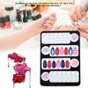 24 Grids Nail Gel Polish Color Card Magnet Adsorption Detachable