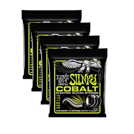 4 PACK Ernie Ball Cobalt P02721 Regular Slinky Electric Guitar Strings