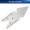 Bettomshin Center Gage 55 Degree Thread Cutting Angle Gage Stainless