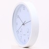 Fujiboeki 26332 Wall Clock, Diameter 10.0 inches (25.4 cm), White,