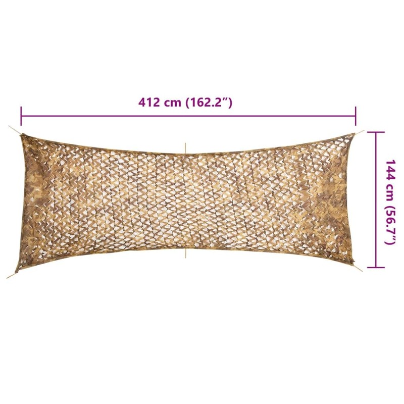 vidaXL Camouflage Net, Camouflage Net with Storage Bag, German Army,