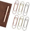 Colorful Metal Pen Holder Clips for Notebook - 24 Pcs