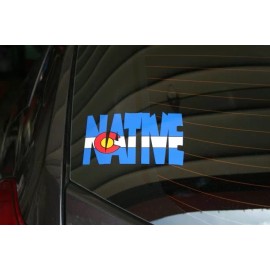 719 Designs Colorado State Flag NATIVE Die-Cut Sticker