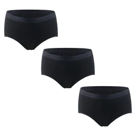 Magic Tights Absorption Sanitary Shorts 3-Piece Set, Sanitary Shorts, Sanitary Pants, Women's, Absorbent, Absorption Type, 3 Pieces, Stays Dry, Cotton, Breathable, S M L XL XXL, Black, Black, LL