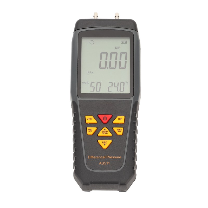 Differential Pressure Tester Meter Digital Sensor Gauge Smart Handheld for