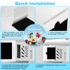 StLiSuYmx 6-Pack Premium Refrigerator Air Filter Replacement, Carbon Activated Filter