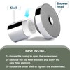 Can-Meageren Replacement Filter Compatible For JOLIE Filtered Showerhead, High Output