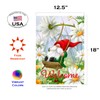 Toland Home Garden 1112626 Welcome Swing Gnome Spring Flag 12
