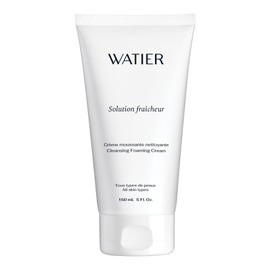 Watier Solution Fraîcheur Cleansing Foaming Cream, Cleanses, Purifies & Soothes, with Canadian Cranberries & Moringa Extract, Vegan, Paraben-Free, 150 mL