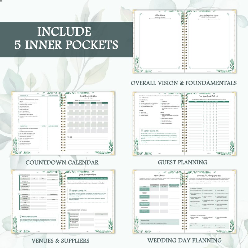 Wedding Planner - Wedding Planner Book and Organizer for the
