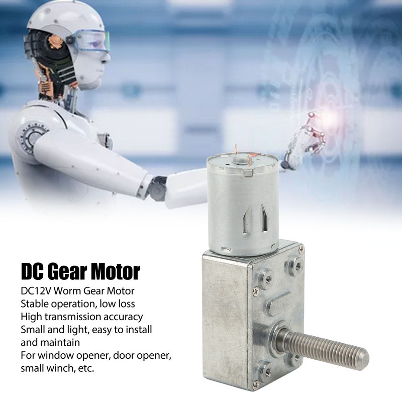 DC12V Speed Reduction Motor 4632‑370 High Accuracy Worm Gear Motor