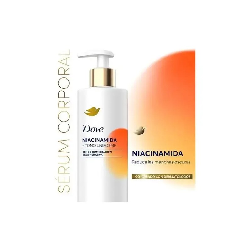 2 Sérum Corporal Niacinamida Dove Tono Uniforme 400ml