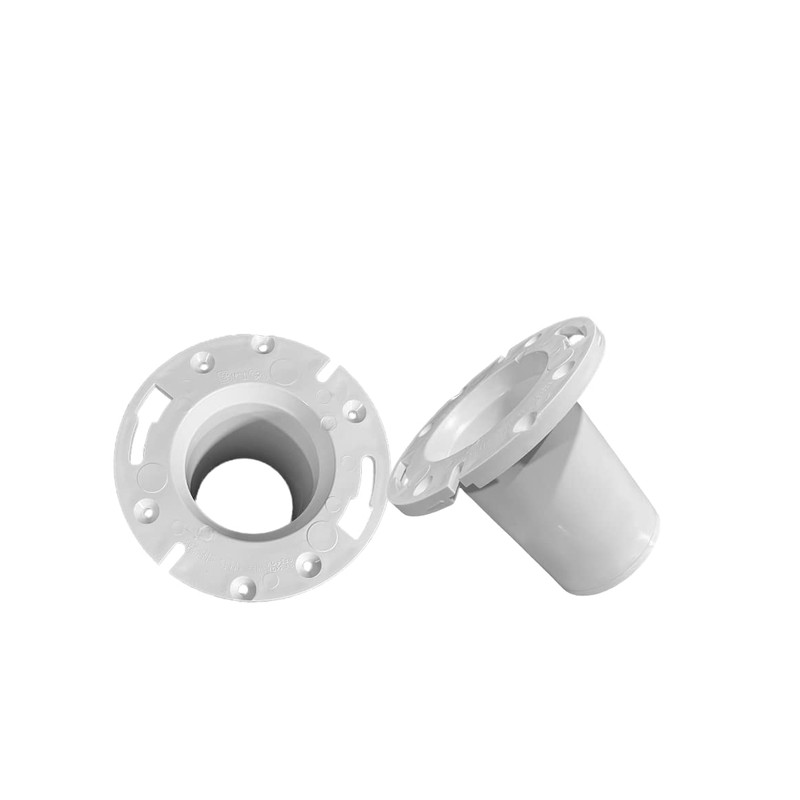 Adjustable 3" X 4" Closet Flange - PVC (White)